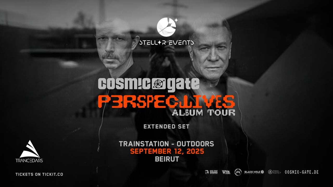 Cosmic Gate — Perspectives Album Tour, landscape flyer