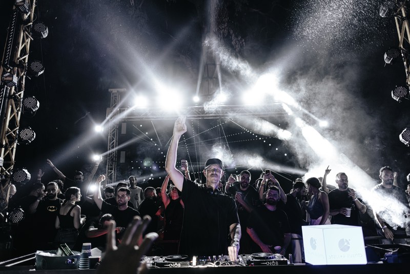 Cosmic Gate on stage at Trainstation, Beirut