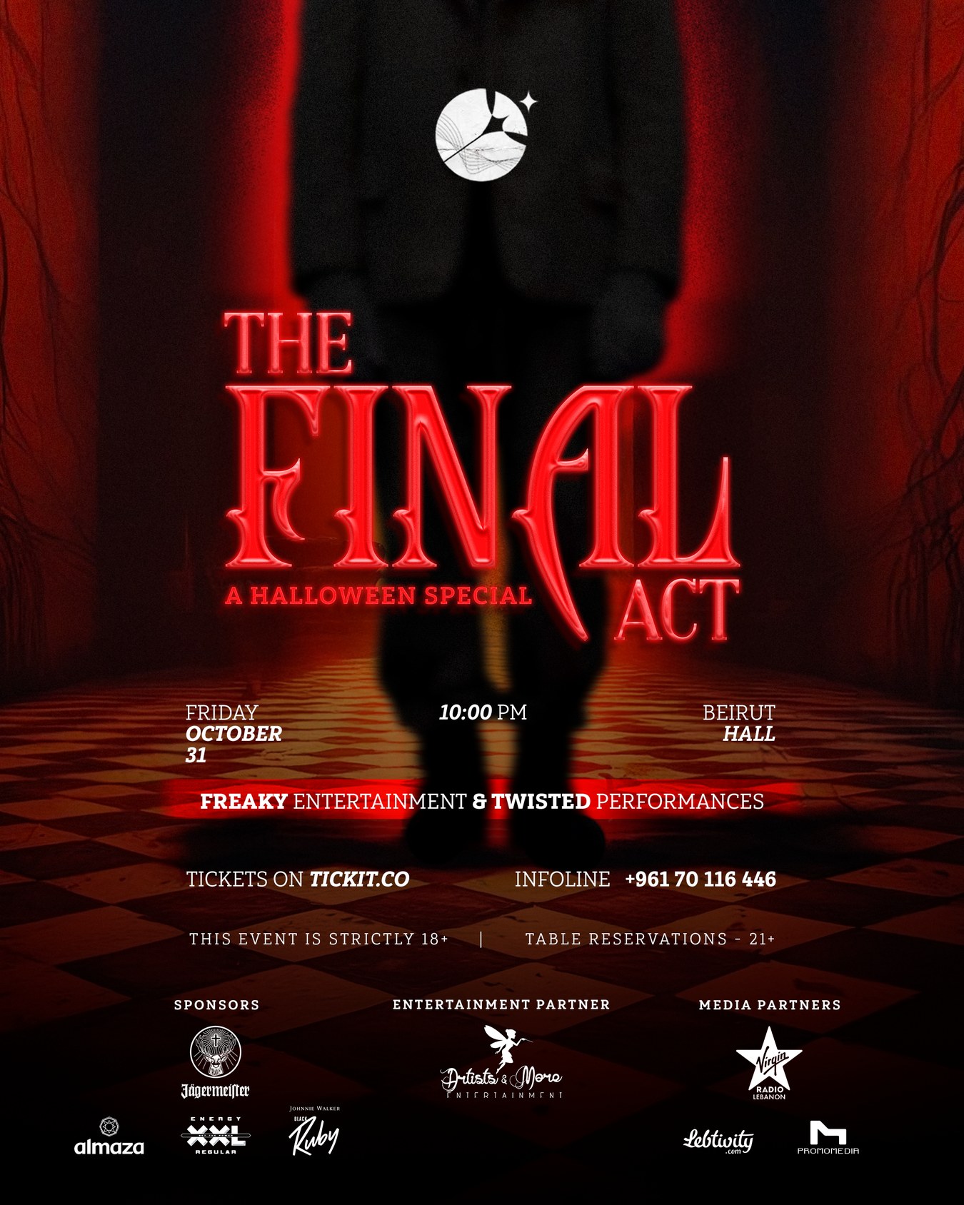 The Final Act — A Halloween Special, Beirut Hall, Friday October 31
