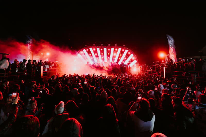 The Summit Fest crowd at Mzaar Ski Resort