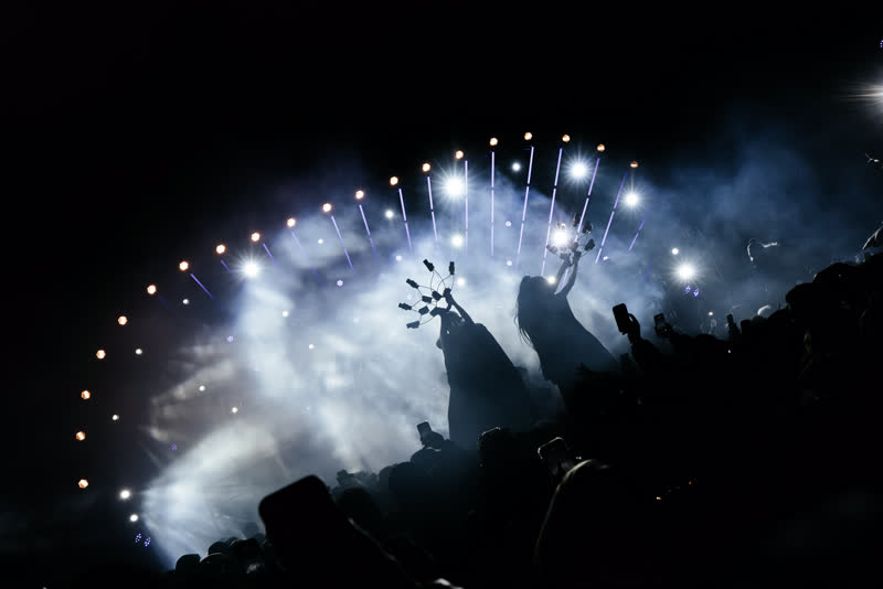 Winter festival scene at The Summit Fest